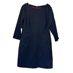 SPANX THE PERFECT A-LINE DRESS 3/4 SLEEVE BLACK L